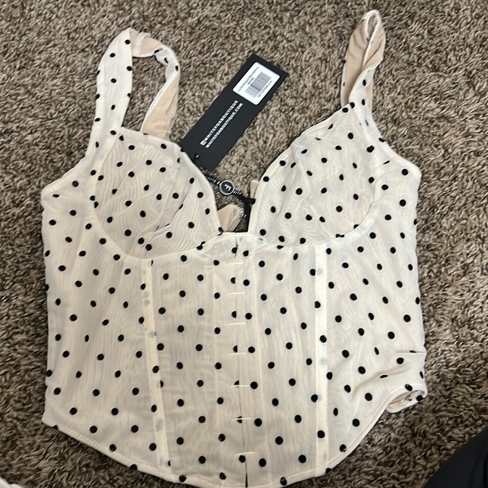 White fox corset